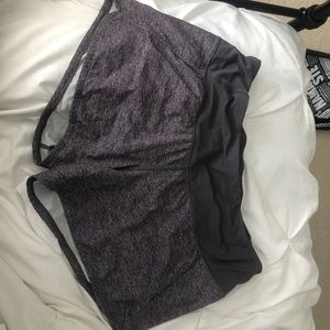 Grey Lululemon Speed Up Shorts 4” size 6